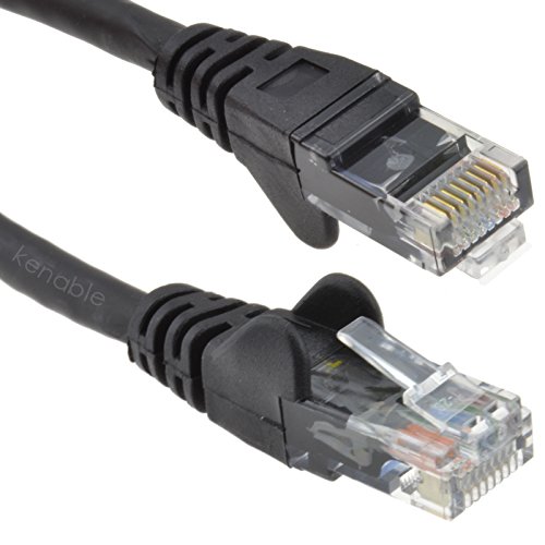 C6 CAT6-CCA UTP RJ45 Ethernet Lszh Vernetzung Kabel Schwarz 3 m [3 Meter/3m] von kenable