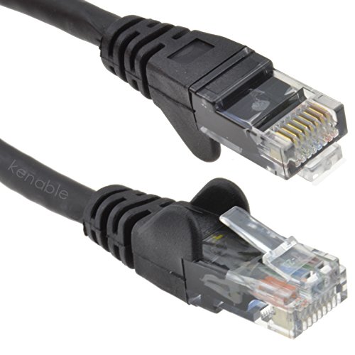 C6 CAT6-CCA UTP RJ45 Ethernet Lszh Vernetzung Kabel Schwarz 40 m [40 Meter/40m] von kenable