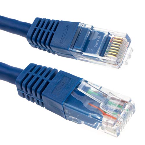 Ethernet Netzwerk Kabel CAT6 Gigabit RJ45 Kupfer Internet Patchkabel Anschlusskabel 5 m Blau [5 Meter/5m] von kenable