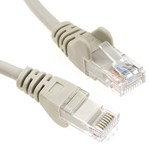 Grey Netzwerk Ethernet RJ45 Cat5E-CCA UTP Patchkabel 26AWG Kabel Anschlusskabel 3 m [3 Meter/3m] von kenable