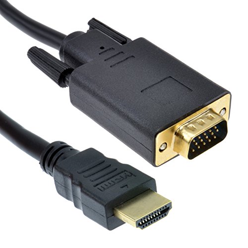 HDMI 19 Polig Zum SVGA 15 Polig PC oder Laptop Zum Monitore TV Video Kabel 1 m [1 Meter/1m] von kenable