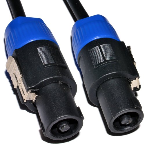 HQ PA System Lautsprecher Anschlusskabel SPK Kabel Mit Sicherungslasche Ende 6 m 20ft von kenable
