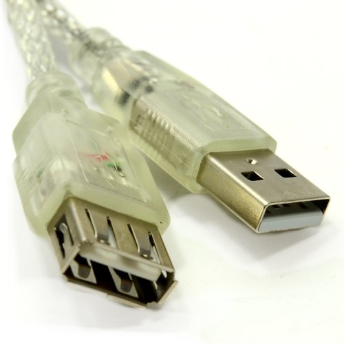 Lichtdurchlässig USB 2,0 Verlängerung Kabel A Zum A Weiblich Anschlusskabel 5 m [5 Meter] von kenable