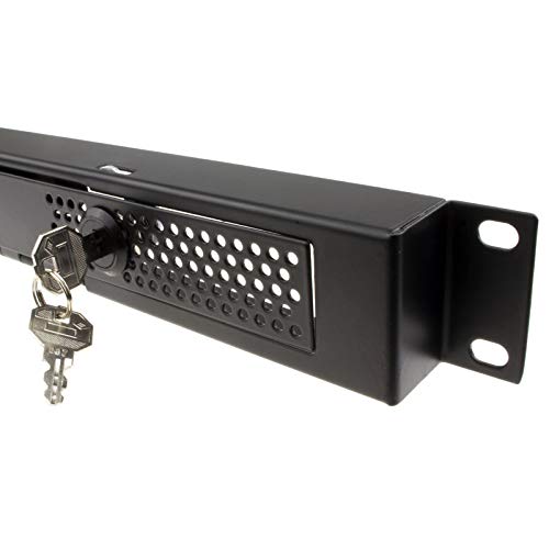 Lockable 1U Sicherheits Stahl Mesh Panel Für 19 inch Rack Vernetzung Daten Cabinets [1U] von kenable