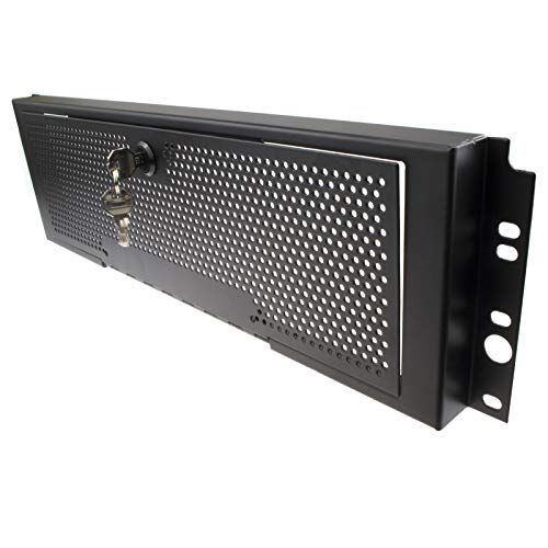 Lockable 3U Sicherheits Stahl Mesh Panel Für 19 inch Rack Vernetzung Daten Cabinets [3U] von kenable
