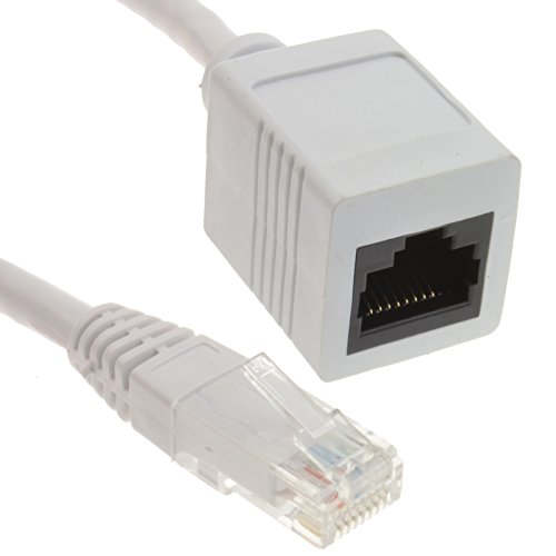 Netzwerk Cat5E-CCA UTP Ethernet RJ45 Verlängerung Male/Female Kabel 1 m [1 Meter/1m] von kenable