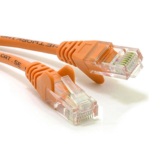 Orange Netzwerk Ethernet RJ45 Cat5E-CCA UTP Patchkabel 26AWG Kabel Anschlusskabel 3 m [3 Meter/3m] von kenable