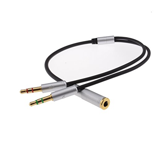 Profi 4 Polig Adapter Kabel Zum Separate Kopfhörer und Mic Buchsen 3,5 mm Profi 4 Polig Adapter Kabel Zum Separate Kopfhörer und Mic Buchsen 3,5 mm von kenable