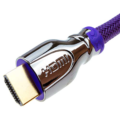 Profi Geflochten HDMI 2.0a 4k2K Ultra UHD TV Kabel Metall Ende 1 m [1 Meter/1m] von kenable