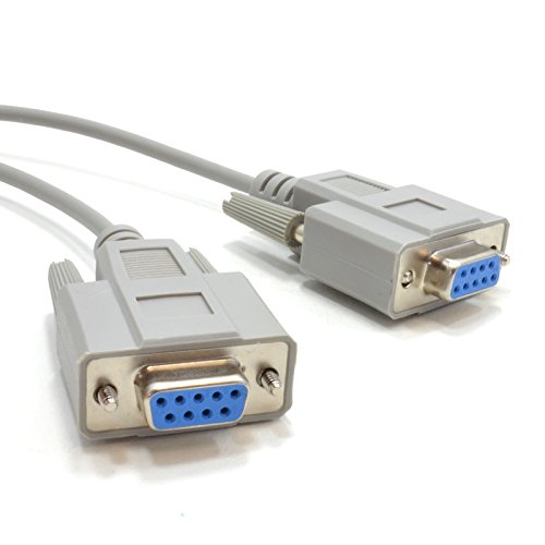 Seriell RS232 Null Modem Kabel - DB9F Zum F - 5 m [5 Meter/5m] von kenable