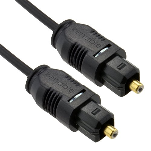 TOS link Toslinkkabel Optisches Digital Audio Kabel 2,2 mm Anschlusskabel 3 m [3 Meter/3m] von kenable