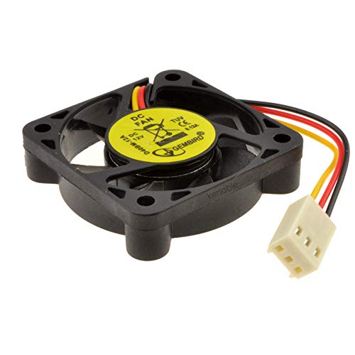 Tasche Lüfter Für PC Turm 40 mm x 40 x 10 mm 12v 0.50A Kugel Lager 3 Polig von kenable