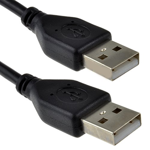 USB 2,0 24AWG A Zum A Männlich Zum Männlich High-Speed Schwarz Kabel 1 m [1 Meter/1m] von kenable