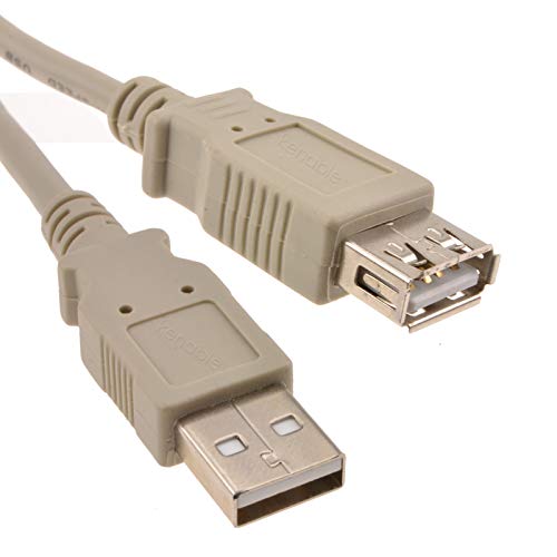 USB 2,0 HQ Zertifiziert Abgeschirmtes Verlängerung Kabel A Zum A Weiblich Anschlusskabel 5 m [5 Meter/5m] von kenable