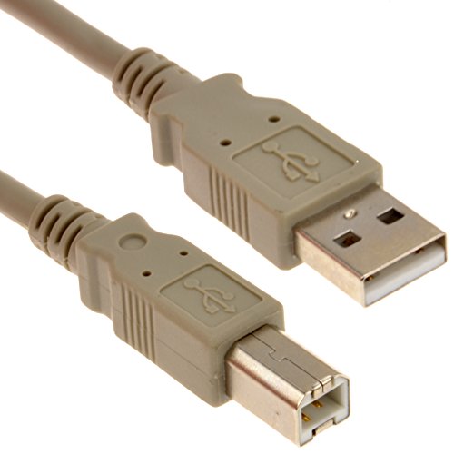USB 2,0 zertifiziert Hi-Speed HQ Abgeschirmtes A Zum B Kabel Anschlusskabel 5 m [5 Meter/5m] von kenable