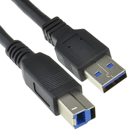 USB 3,0 SuperSpeed Kabel Stecker Stecker A Zum Stecker B Stecker Schwarz 5 m [5 Meter/5m] von kenable