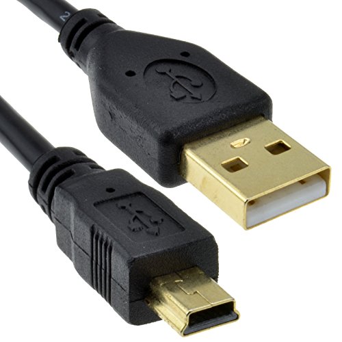 Vergoldeten 24AWG USB 2,0 Hi-Speed A Zum Mini-B 5 Polig Kabel Strom & Daten Anschlusskabel 1 m [1 Meter/1m] von kenable