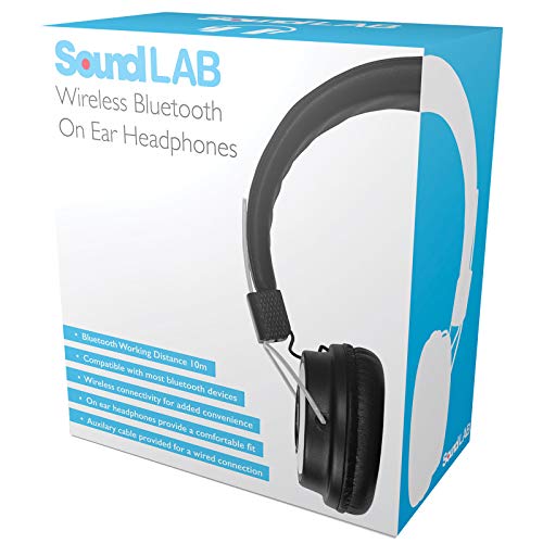 Wireless WLAN Bluetooth Hinüber Ohr Kopfhörer Mit FM Tuner Mikro SD Slot und 10 m Range [10 Meter] von kenable