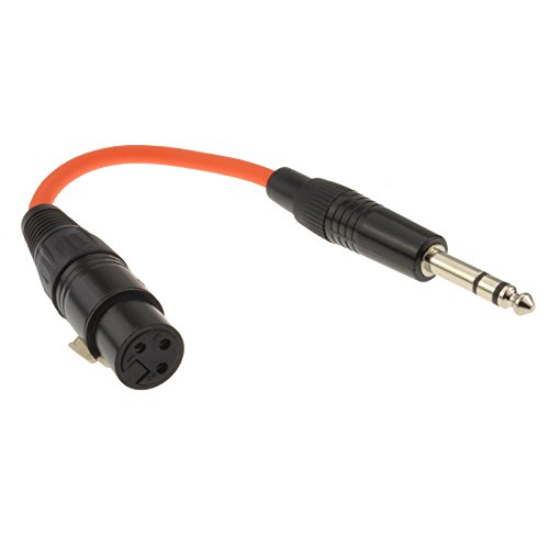 XLR 3 Polig Buchse Zum 6,35 mm Stereo Klinkenstecker Audio Adapter Kabel 20 cm XLR 3 Polig Buchse Zum 6,35 mm Stereo Klinkenstecker Audio Adapter Kabel 20 cm von kenable