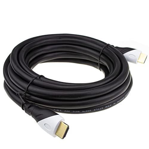 Zertifiziert Ultra Hoch Geschwindigkeit HDMI 2.1 Kabel 8K@60/4K@120 48Gbps Weiß Stecker 4 m [4 Meter/4m] von kenable
