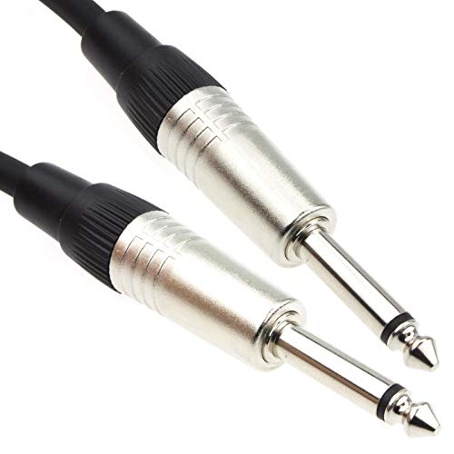 6,35 mm Mono Loud Lautsprecher Kabel PA System Verstärker Anschlusskabel 10 m [10 Meter/10m] von kenable