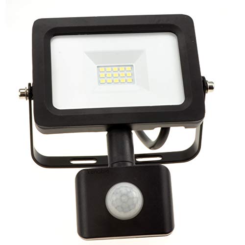 kenable Aussen Sicherheits LED Floodlight 10W Mit PIR Day/Night/Motion Sensor [PIR 10W] von kenable