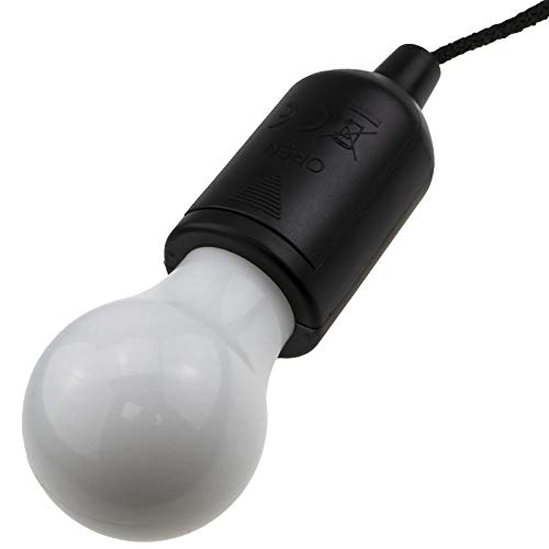 kenable Batterie Kraft LED Licht Bulb 50 Lumens Für Sheds Tents Cupboards Schwarz von kenable