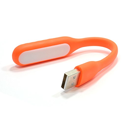 kenable Buchse LED Hell Licht USB Kraft Multi Zweck Laptop PC Orange von kenable