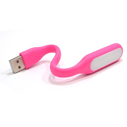 kenable Buchse LED Hell Licht USB Kraft Multi Zweck Laptop PC Rosa von kenable