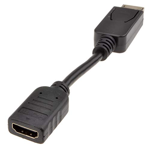 DisplayPort Männlich Stecker Zum HDMI Weiblich Buchse Adapter Kabel 15 cm Schwarz DisplayPort Männlich Stecker Zum HDMI Weiblich Buchse Adapter Kabel 15 cm Schwarz von kenable