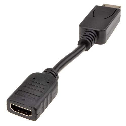 kenable DisplayPort Männlich Stecker Zum HDMI Weiblich Buchse Adapter Kabel 15 cm Schwarz von kenable