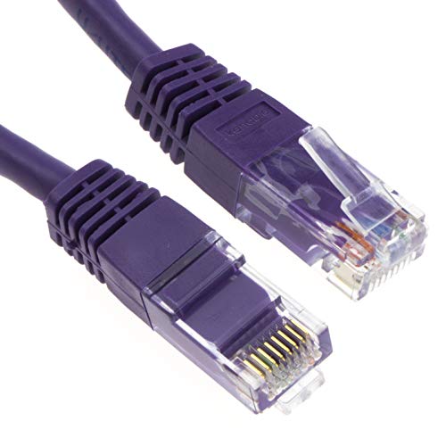 kenable Ethernet Netzwerk Kabel CAT6 Gigabit RJ45 Kupfer Internet Patchkabel Anschlusskabel Lila 0,5 m [0.5 Meter/0,5m] von kenable