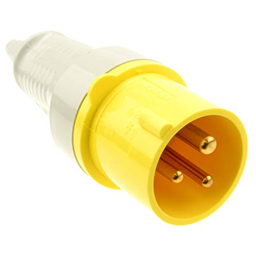 kenable Industrie Site Strom 3 Polig Stecker 110v 16a Gelb IP44 Splash-Proof von kenable