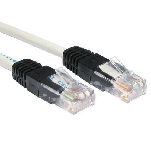 Netzwerk Ethernet Cat-5E UTP Crossover Kabel RJ45 Anschlusskabel 0,5 m [0.5 Meter/0,5m] von kenable