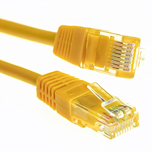 kenable Netzwerkkabel RJ45 Cat-5e UTP Patch, LAN, Kupfer, 5 m, Gelb von kenable