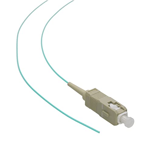 kenable OM4 Glasfaserkabel SC Pigtail Simplex MM 62,5 125, 1 m, aqua kenable OM4 Glasfaserkabel SC Pigtail Simplex MM 62,5 125, 1 m, aqua von kenable