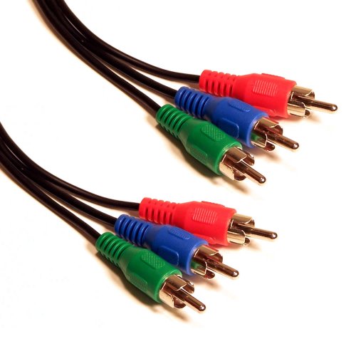 kenable RGB Komponenten Video Anschlusskabel 3 Cinch Zum 3 Chinch Cinch Kabel 3 m [3 Meter/3m] von kenable