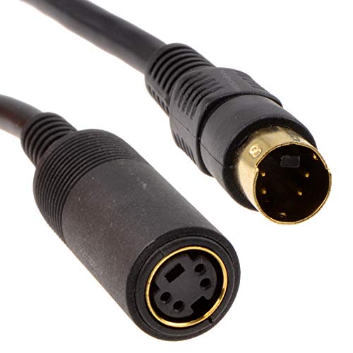 SVHS S-Video Stecker Zum Buchse Verlängerung Kabel Vergoldeten 1,5 m [1.5 Meter/1,5m] von kenable