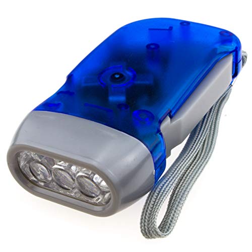 kenable Squeeze CHARGE Batterie Kraft 3 LED Camping Dynamo Taschenlampe Mit Hand Riemen von kenable