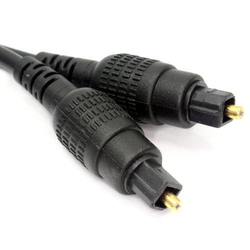 kenable TOS Optisches Digital Audio Anschlusskabel - 5 mm Kabel - 1 m [1 Meter/1m] von kenable