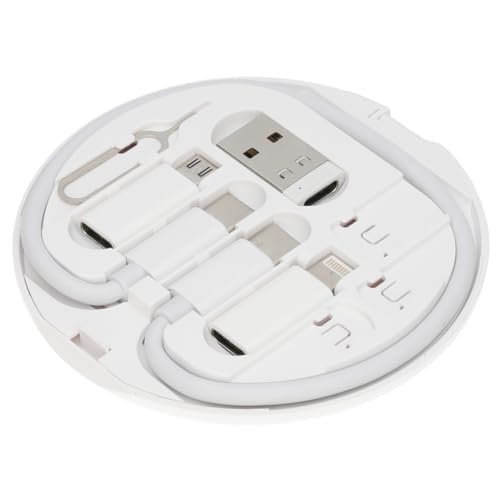 kenable Universal USB Schnelllade-Kit mit kurzem Typ C Kabel Micro/8 Pin/A Adapter mit Telefonständer und SIM-Kartenhalter kenable Universal USB Schnelllade-Kit mit kurzem Typ C Kabel Micro/8 Pin/A Adapter mit Telefonständer und SIM-Kartenhalter von kenable