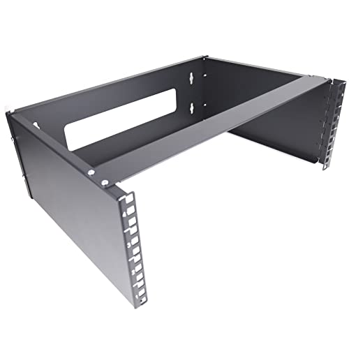 kenable Wandmontierte Patchpaneelhalterung 4U für 48,3 cm (19 Zoll) Rack mit offenem Rahmen, flach verpackt von kenable