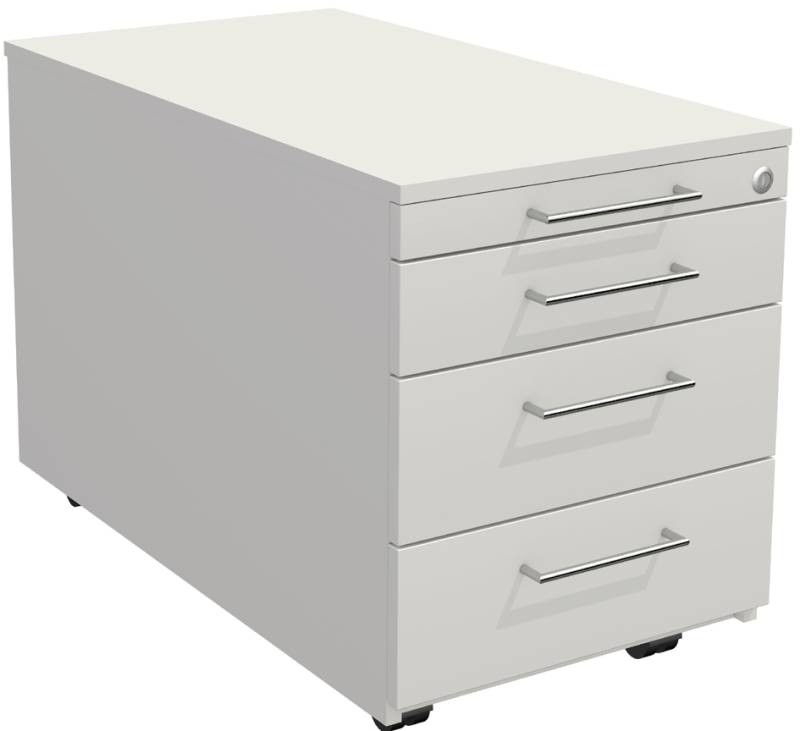 kerkmann Rollcontainer ARTLINE, 3 Schübe, weiß von kerkmann