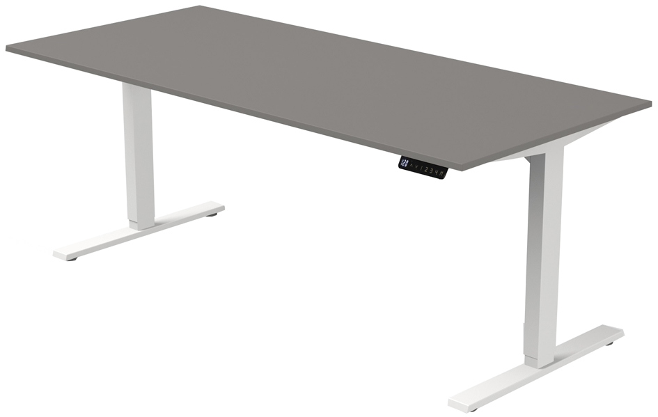 kerkmann Sitz-Steh-Schreibtisch Move 3, (B)1.800 mm, graphit von kerkmann