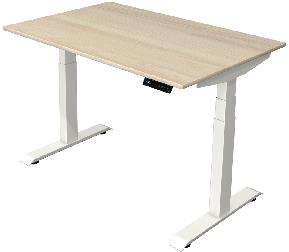 kerkmann Sitz-Steh-Schreibtisch Move 4, (B)2.250 mm, grau von kerkmann