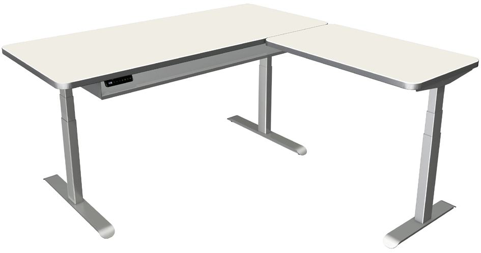 kerkmann Sitz-Steh-Schreibtisch Move 4 Premium mit Anbau von kerkmann