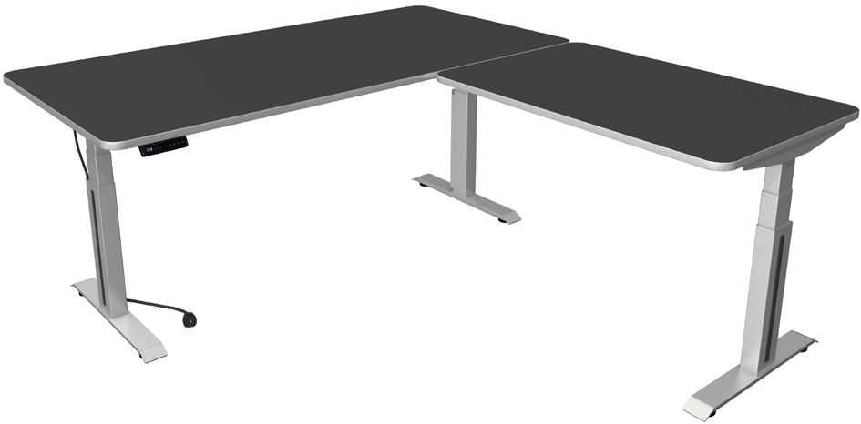 kerkmann Sitz-Steh-Schreibtisch mit Anbau Move Professional von kerkmann