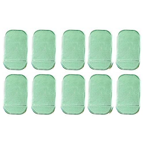 kesurpae 10 Stück Anti Rutsch Matte, Handy Pad, Geschenk, praktische Autoteile, Armaturenbrett, Spinnenmatten, frei drehbare Handy Pads, Grün kesurpae 10 Stück Anti Rutsch Matte, Handy Pad, Geschenk, praktische Autoteile, Armaturenbrett, Spinnenmatten, frei drehbare Handy Pads, Grün von kesurpae