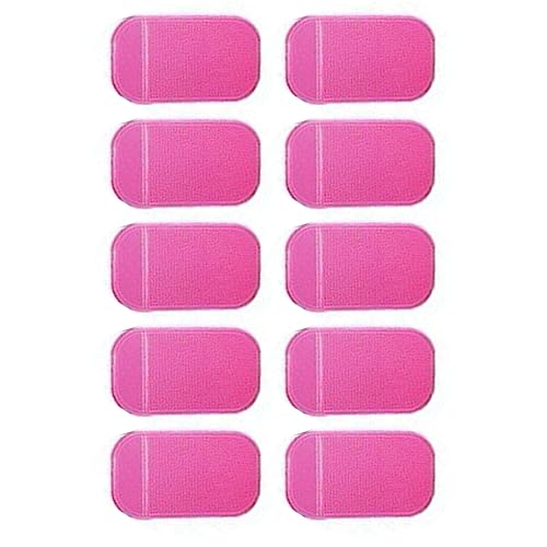 kesurpae 10 Stück Anti Rutsch Matte, Handy Pad, Geschenk, praktische Autoteile, Armaturenbrett, Spinnenmatten, frei drehbare Handy Pads, Rot von kesurpae