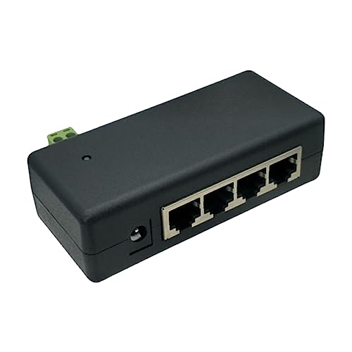 kesurpae DC12V 48V 4 Port PoE Netzteil Universal Übertragungsmodul Home Office Electricity Connection Zubehör von kesurpae